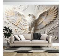 Générique Powerful Eagle Wall Murals 3D Relief Photo Wallpaper 600×420cmbaroque-Style Home Poster Decoration Photography Backgroun Wall Art For Living Room, Bedroom 600×420cm (Wxh) (236×165Inch)