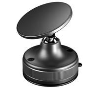Générique Powerful Magnetic Stand, Suction Cup Cradle, Vacuum Mechanism with Universal Fit, Rotatable Mobile Holder, Dashboard Bracket with Compact Design, Hands-Free Tool for Car Travel