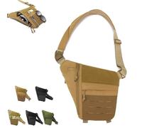 Générique Powios Crossbody Bag, 2025 New Powios Crossbody Bag, Large Capacity Multifunctional Outdoor Chest Bag (Khaki)