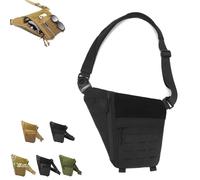 Générique Powios Crossbody Bag, 2025 New Powios Crossbody Bag, Large Capacity Multifunctional Outdoor Chest Bag (Black)