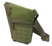 Générique Powios Crossbody Bag, Shoulder Crossbody Sling Bag, Men’s Travel Chest Bag with Adjustable Strap, Water-Resistant Sling Backpack for Hiking, Cycling, and Outdoor Adventures (Green)