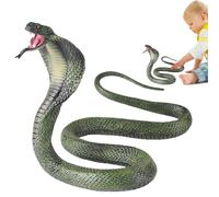 Générique Pranche de Serpent, Serpent réaliste | Faux Solide Portable Jouets délicats drôles, Accessoires d'halloween, Trucs Blague Farce hilarants, Figure d'animaux Safari pour Adultes