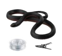 Générique Prank Snake Toy, Silicone Snake Prank, Realistic Gag Kit, String Clip Accessory for Birthday Party April Fools Playing Funny Jokes Hilarious Trick Practical Joke Novelty Gift