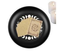 Générique Prayer Bowl, Vintage Ritual Plate, Traditional Prayer Bowls, Sacred Space Decor, Symbolic Religious Holder for Manifestation, Worship, and Spiritual Home, 5.51x5.51x0.59 inches, Multicolor