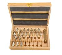 Générique Precision Tool Kit - Watch Mainspring Winder | Brass Clock Accessories, Professional Repairing Set, Wooden Storage Box, Home Industry Maintenance, Commercial Watchmaker Use