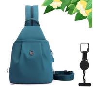 Générique Premium 3 in 1 Anti-Theft Travel Tote Bag, Waterproof 2-Way Commuter Bag, Large Capacity Convertible Backpack for Outdoors Unisex (Blue)