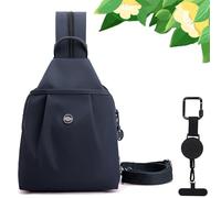 Générique Premium 3 in 1 Anti-Theft Travel Tote Bag, Waterproof 2-Way Commuter Bag, Large Capacity Convertible Backpack for Outdoors Unisex (Navy Blue)