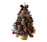 Générique Premium Desktop Christmas Tree Set - 45CM Mini Christmas Wreath & Door Decoration Package for Holiday Showcase (1pc 45CM)