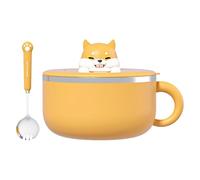 Générique Premium Metal Bowl - Fast Meal Cooker, Heat Lock Bowls for Quick Servings, Compact Thermal Design, Food Prep Container with Secure Lid, Multi-Use Multi-Use Cooking Pot for Soups