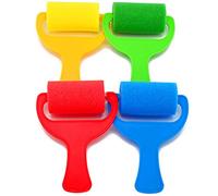 Générique Premium Qualité 4pcs Éponge Brosse À Rouleau Kid Art Craft Peinture Outil Couleur Aléatoire Design de Mode