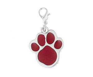 générique Premium Qualité Empreintes pour Animaux De Compagnie Pendentif Décor Populaire Empreinte Carte D'identité De Chien Dog Tag Lovely Bijoux Dress Up Red 1 PCDurabilité et esthétique
