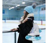 Générique Premium Skate Guards - Quick Dry Flannel for Training Competition | Soft Hockey Figure Accessories, Stretch Fit 25-30CM, Men Women Boys Adults Athletes, Ice Skate