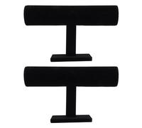 Générique Présentoir à Bijoux en Velours, Support De Rangement pour Bracelets en Forme De T, Protection Anti-Rayures pour Bijoux, Présentoir à Double Usage pour Magasin à Domicile