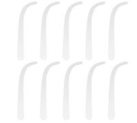 Générique Présentoir à Boucles d'Oreilles Transparent en Acrylique, Support de Rangement Pratique pour Exposition sans Essai, Lot de 10 Bâtonnets pour Bijoutiers et Vitrines