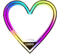 Générique Présentoir À Bouteilles De Champagne en Forme De Cœur, Présentoir Lumineux pour Bouteilles en Forme De Cœur, LED Multicolore, pour Bar, Hôtel, Boîte De Nuit Et Fêtes Privées