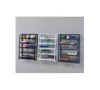 Générique Présentoir à collations et Bonbons à 5 Niveaux, Support à copeaux en métal, présentoirs de Vente au détail et de Cuisine for Magasin, Bureau, Garde-Manger ou comptoir(Black,17.7x5.9x26.4in)