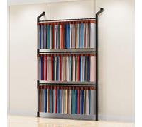 Générique Présentoir à Rouleaux de Tissu avec Barre de Suspension réglable, étagère de Rangement Robuste en Acier avec roulettes, présentoir d'échantillons de Tissu avec Barre de Suspension réglable,