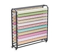 Générique Présentoir À Rouleaux De Tissu Commercial, Robuste, for Salle De Couture/Atelier De Rideaux, for Rouleaux De Cuir/Films for Vitres De Voiture/papiers Peints(12 Rods)