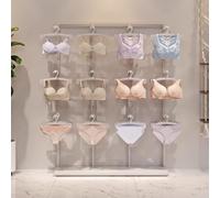 Générique Présentoir à sous-vêtements sur Pied, présentoir réglable pour vêtements de Magasin de détail pour Soutiens-Gorge, Shorts, Maillots de Bain, présentoir en métal pour sous-vêtements