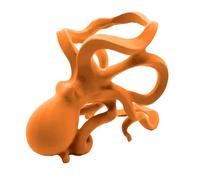 Générique Présentoir À Vin Support Design Poulpe pour Comptoir | Sculpture Animale Organisateur de Rangement, Figurines de Collection pour Cuisine, Bureau, Table de Nuit et Chambre à Orange