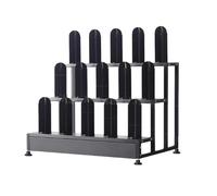 Générique Présentoir d'emballage De Voiture À 2/3 Niveaux, Organisateur De Rangement Au Sol avec Coussinets De Pieds, for Papier Peint en Tissu(75x48x73cm)