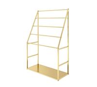 Générique Présentoir en Tissu, Rampes Multiples, Présentoir for Vêtements, Support D'échantillons De Rideaux De Sol, for Papier Peint, Film for Vitres De Voiture(Gold,120x40x150cm)