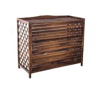 Générique Présentoir for Plantes De Balcon, Cadre Extérieur en Bois for Climatiseur, Store De Jardin, Clôture, for Unité Extérieure, Jardin, Balcon(80x32x70cm)