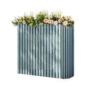 Générique Présentoir for Plantes De Balcon,Housse De Climatiseur en Bois, Clôture Décorative for Pot De Fleurs, for Unité Extérieure, Jardin, Balcon(Color2,85x35x80cm)