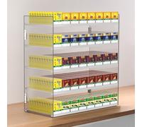 Générique Présentoir Mural pour Magasin, présentoir de Rangement, présentoir Automatique à Cigarettes pour supermarché et supérette, Gain de Place, présentoir assemblé, Porte-Cigarettes pour la Vente