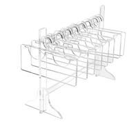 Générique Présentoir Portable et Gain de Place de Rangement pour Faux en Acrylique Transparent, Support Élégant de pour Zone ou Voyage
