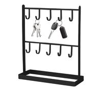 Générique Présentoir Porte-Clés | Rack Métal Gain de Place avec 10 Crochets,Présentoir pour Porte-Clés et Pendentifs - pour Entrée, Salon, Bureau, Appartement, Buanderie, Hall