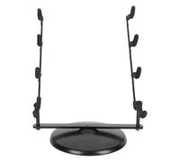 Générique Présentoir pour Flûte en Fer Noir Support de Rangement et Mousse, Design Simple et Artisanat Délicat pour Affichage à Domicile