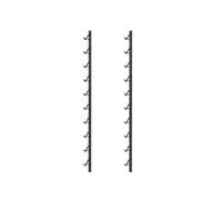 Générique Présentoir pour matériaux de Construction, présentoir Mural pour carrelage, Support à 10 Niveaux en métal et Bois pour Magasin de détail, Rangement pour skatebo