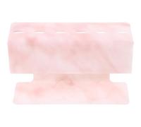 Générique Présentoir pour Pinces à Épiler et Extensions de Cils en Acrylique Rouge Marbre, Support de Rangement pour Accessoires de Beauté, Organisateur Compact pour Professionnels et