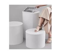Générique Présentoir Rond Blanc sur piédestal - Socle Vertical pour décoration événementielle, magasins de vêtements, boutiques et magasins de Mariage - 30 x 50 cm (11,8 x 19,6 po)