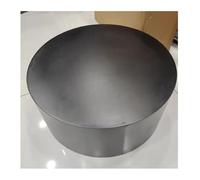 Générique Présentoir Rond Noir sur Pied - Socle décoratif de 60 x 15 cm pour vêtements, boutiques de Mariage, mannequins, vitrines à Chaussures et Sacs, Plateforme Polyvalente