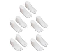 Générique Présentoirs à Chaussures en Pvc Blanc Lot de 5 Paires Robuste et Pratique, pour Afficher Chaussettes Basses et Pantoufles pour Garçon et Filles Garçon Fille