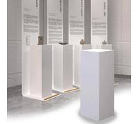Générique Présentoirs Ronds et carrés pour magasins de vêtements et Mariages, Grand Cube d'exposition (120-20 cm), présentoir Portable pour Desserts et décorations, Solutions d'exposition élégantes