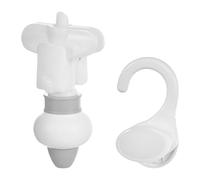 Générique Presse- de recharge, distributeur de gel douche japonais à suspendre, accessoire de pressage de gel douche à crochet, Gris