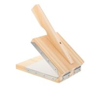 Générique Presse-pâte en Bois pour Raviolis et Pizzas, Outil de Pressage Manuel Pratique en Bois, Accessoire la Cuisine Sûr et Facile D'utilisation