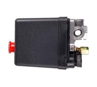 Générique Pressostat Compresseur d'Air Automatique 220V 90-125 Psi 4 Trous Vertical Contrôle Pression 05-08 Mpa Commande Pompe Compresseur Air Usage Domestique et Professionnel