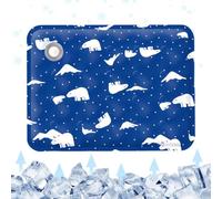 Générique Pressure Activated Dog Cooling Pad, Large Crate Ice Mat | cooling mat foHeat Dissipation Summer Puppy Kitten Relaxation Accessories for Room Floor Sofa Car Seat Kennels Indoor Outdoor