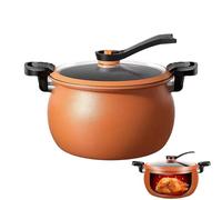 Générique Pressure Cooker | Large-Capacity Non-Stick Multifunctional Kitchen Accessories | Iron Pressure Canner | for Cooking Steam Rice Baking Bean Kitchen Home Halloween Holiday Birthday Party