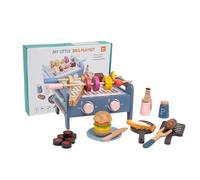 Générique Pretend Grill, Play Food Cooking Set, Educational Interactive Game Toy, Skill Developing Playset for Boys and Girls Aged 1 3, Home Playtime, Travel, School, 9.8x7.05x5.31 inches