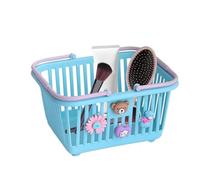 Générique Pretend Play Storage Basket - Cartoon Play Toy Storage Basket for Kids, Adornments Attached Shopping Grocery B́asket, Lightweight | for Boys Girls, Toys, Stationery, Bedroom