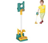 Générique Pretend Vacuum Cleaner Toy - Housekeeping Set | Electric Cleaners | Real Suction Function, Working Light & Sound, Lightweight ABS Material, for Nursery School, Living Room, Playroom
