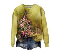 Générique Prime Mon Compte,Pull Noel Drole Christmas Rigolo Vetement Couple Original Famille Lumineux T Shirt Pull Noel Moche Moche Mode Ugly Hiver Sweat Noel Femme Chemisier 3XL
