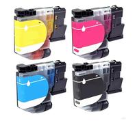 Générique Printer Ink， Cartouche d'encre LC-521 LC521, Compatible for imprimante Brother DCP-J1260W DCP-J1310DW DCP-J1313DW DCP-J1360DW J1460DW,for Ink Cartridges(1SET BK C M Y)