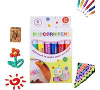 Générique Priormer Puffy Pens, Priormer Magic Puffy Pens, DIY Bubble Popcorn Drawing Pen, Marcadores Puffys Pen for Card Making, for Arts & Crafts Supplies, Just Add Heat & Watch Art Grow (1Pcs)