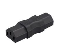 Générique Prise de couplage d ' Extension de Puissance en PVC IEC320 C13 à C13 pour Un branchement électronique Facile, Adaptateur d ' Alimentation en PVC JD03